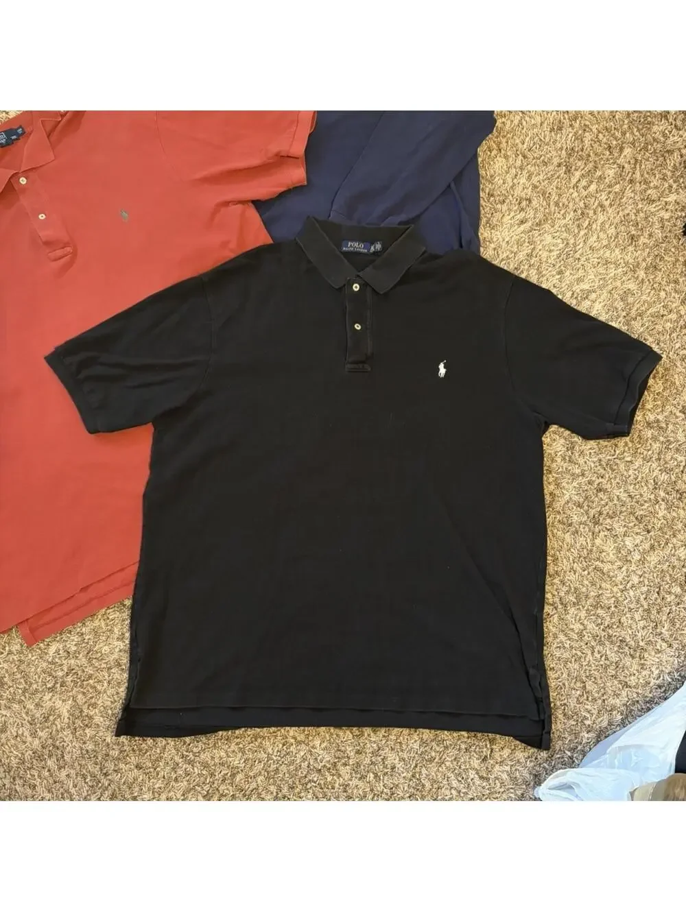 Polo Ralph Lauren Polo Shirt Men’s 2XL Multicolor Lot Of 3 Classic Fit Cotton